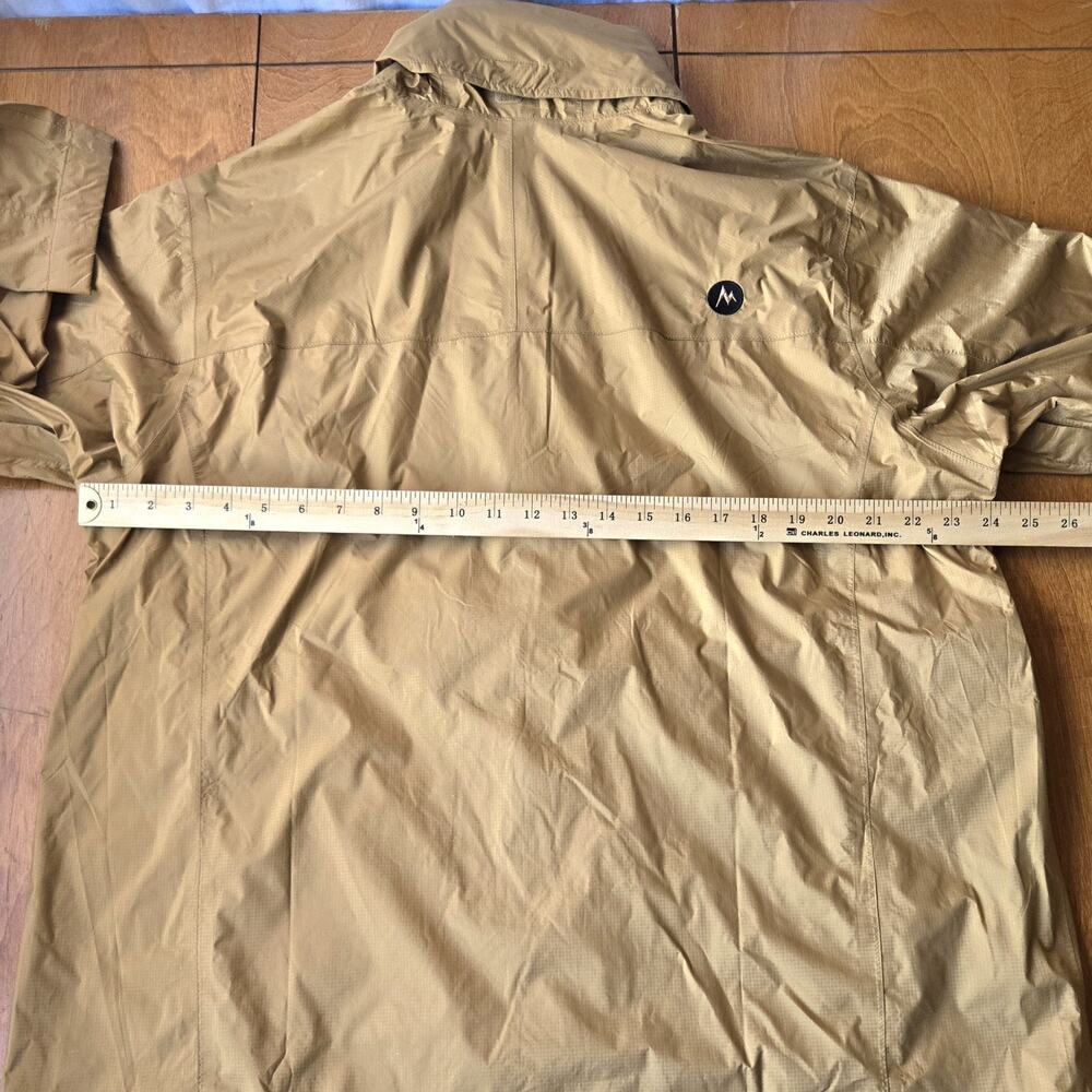 Marmot Men's Caramel Hooded Rain Jacket - Picture 9 of 14